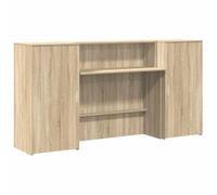 vidaXL Mostrador de recepción Roble Sonoma 200x50x103,5 cm, mostrador de recepción, mostrador de recepción de Oficina, mostrador de Caja