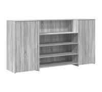 vidaXL Mostrador de recepción Sonoma Gris 200x50x103,5 cm, mostrador de recepción, mostrador de recepción de Oficina, mostrador de Caja