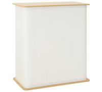 vidaXL Mostrador para ferias Marrón Claro y 80 x 40 x 93 cm