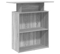 vidaXL Mostrador recepción sonoma gris 100x40x104cm madera ingeniería, mostrador de recepción, mostrador de recepción de oficina, mostrador de caja