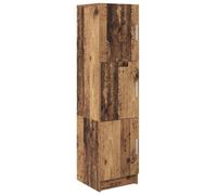 vidaXL Mueble Alto Madera Vieja 31.5 x 32 x 124 cm, Elegante Vitrina de Comedor, maderita Rectangular, Amable y Funcional, con Espacio Amplio para tu hogar.