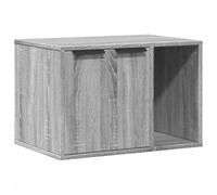 vidaXL Mueble arenero para Gatos Madera Gris Sonoma 60x40x40 cm
