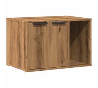vidaXL Mueble arenero para Gatos Madera ingeniería artisian 60x40x40cm, Mueble de arenero para Gatos, Muebles para Caja de Arena, Armario para arenero para Gatos