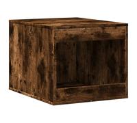 vidaXL Mueble arenero para Gatos Madera Roble Ahumado 47x59x42 cm, Mueble de arenero para Gatos, Muebles para Caja de Arena, Armario para arenero para Gatos