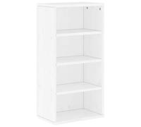 vidaXL Mueble Auxiliar ODDA Blanco 40x24x79 cm Madera Maciza de Pino, Armario, Armario de almacenaje, aparador, aparador, Buffet