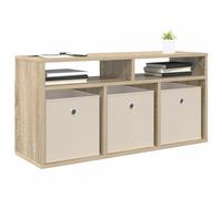 vidaXL Mueble bajo con cajón Roble Sonoma 87 x 27,5 x 43 cm, Sala de Estar, Estilo Moderno, Materiales duraderos, soluciones de Almacenamiento amplias, diseño Elegante y Funcional