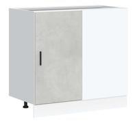 vidaXL Mueble bajo para Fregadero “Lyon” Gris hormigón