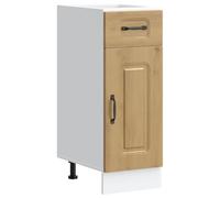 vidaXL Mueble bajo de Cocina Kalmar Roble Artesanal Madera ingeniería, Mueble bajo de Fregadero, Mueble bajo de Cocina con cajón, Mueble bajo de Fregadero