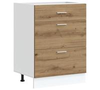 vidaXL Mueble bajo de Cocina “Lyon” Roble Artesanal