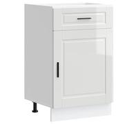 vidaXL Mueble bajo de Cocina Porto Alto Brillo Blanco