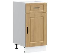 vidaXL Mueble bajo de Cocina Porto Roble Artesano Madera reconstituida, Mueble bajo de Fregadero, Mueble bajo de Cocina con cajón, Mueble bajo de Fregadero