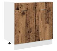 vidaXL Mueble bajo Fregadero Lyon de Madera Vieja, 80 x 46 x 81,5 cm, Madera de ingeniería,