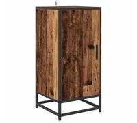 vidaXL Mueble bajo moderno para interiores, armario rectangular para sala de estar, unidad de almacenamiento de madera, compacto, elegante y contemporáneo