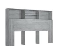 Vidaxl mueble cabecero color gris sonoma 160x19x103,5 cm