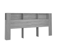 Vidaxl mueble cabecero color gris sonoma 220x18,5x104,5 cm