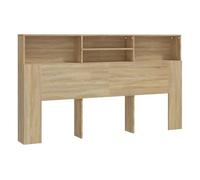 Vidaxl mueble cabecero color roble sonoma 180x19x103,5 cm