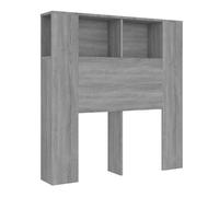 Vidaxl mueble cabecero gris sonoma 100x18,5x104,5 cm