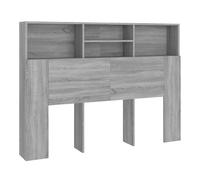 Vidaxl mueble cabecero gris sonoma 140x19x103,5 cm