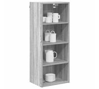 vidaXL Mueble Colgante con Estante Riga Gris Sonoma 40 x 29,5 x 100 cm, Amplio Almacenamiento, Armario de Cocina Resistente, organizadores Modernos para optimizar el Espacio