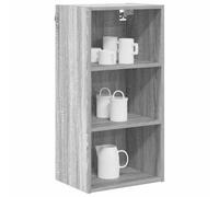 vidaXL Mueble Colgante con Estante Riga Gris Sonoma 40 x 29,5 x 80 cm, Amplio Almacenamiento, Armario de Cocina Resistente, organizadores Modernos para optimizar el Espacio