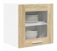 vidaXL Mueble Colgante con Estante Riga Roble Sonoma 40 x 31 x 40 cm, Amplio Almacenamiento, Armario de Cocina Resistente, organizadores Modernos para optimizar el Espacio