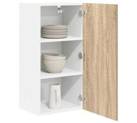 vidaXL Mueble Colgante con Estante Riga Roble Sonoma y 40 x 31 x 80 cm, Amplio Almacenamiento, Armario de Cocina Resistente, organizadores Modernos para optimizar el Espacio