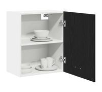 vidaXL Gabinete Colgante de Roble Negro 50x31x60 cm Hecho de Madera Elaborada