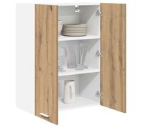 vidaXL Mueble Colgante con Puerta Riga Roble Artesanal 60 x 31 x 80 cm, Amplio Almacenamiento, Armario de Cocina Resistente, organizadores Modernos para optimizar el Espacio