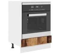 vidaXL Gabinete para Horno de Madera Vintage con Mucho Espacio de Almacenamiento y construcción Resistente | Mueble de Cocina Moderno y fácil de Montar Que Ahorra Espacio.