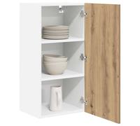 vidaXL Mueble Colgante Riga Roble Artesano y 40 x 31 x 80 cm, Amplio Almacenamiento, Armario de Cocina Resistente, organizadores Modernos para optimizar el Espacio