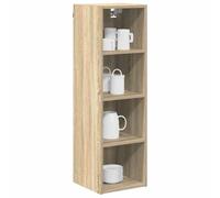 vidaXL Mueble Colgante Riga Roble Sonoma 30 x 29,5 x 100 cm, Amplio Almacenamiento, Armario de Cocina Resistente, organizadores Modernos para optimizar el Espacio