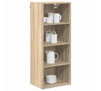 vidaXL Mueble Colgante Riga Roble Sonoma 40 x 29,5 x 100 cm, Amplio Almacenamiento, Armario de Cocina Resistente, organizadores Modernos para optimizar el Espacio