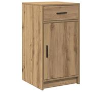 vidaXL Mueble Compacto de Roble Artesanal con estantes Ajustables | Diseño Moderno para el Comedor y Entrada | Almacenamiento Amplio en cajones | Madera aglomerada | Cuidado fácil | Soluciones de mue