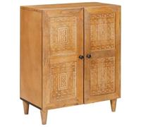 vidaXL Mueble de almacenamiento de madera de mango moderno rectangular para comedor con puerta con bisagras y acabado negro