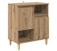 vidaXL Mueble de almacenamiento para salón moderno y funcional, de madera de ingeniería, rectangular
