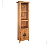 vidaXL Mueble de Baño, Armario Alto de Almacenaje, Estantería de Baño, Mueble Auxiliar para Salón Dormitorio, Madera Maciza de Pino