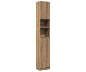 vidaXL Mueble de baño Artisan Oak 32x25,5x190 cm Madera de ingeniería