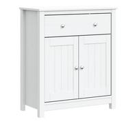 Vidaxl mueble de baño berg madera maciza de pino blanco 69,5x34x80 cm
