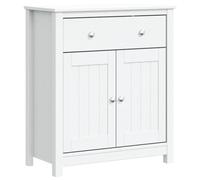 vidaXL Mueble de baño Berg Madera Maciza de Pino Blanco 69,5x34x80 cm