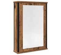vidaXL Mueble de baño con Espejo de Madera Antigua 42x12x60 cm, Armario Espejo de baño, Armario con Espejo, Armario de Pared de baño con Espejo