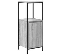 vidaXL Mueble de baño con estantes Gris Sonoma 36x35x95 cm, gabinete de Almacenamiento de baño, Mueble de baño, Mueble de Piso de baño