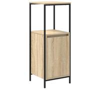vidaXL Mueble de baño con estantes Roble Sonoma 36x35x95 cm, gabinete de Almacenamiento de baño, Mueble de baño, Mueble de Piso de baño