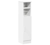 vidaXL Mueble de baño con portarrollos Blanco 20,5x22x90 cm, Armario de Almacenamiento de baño, Armario de Cuarto de baño, Mueble de Suelo de baño