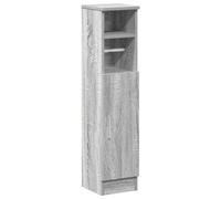 vidaXL Mueble de baño con portarrollos Gris Sonoma 20,5x22x90 cm