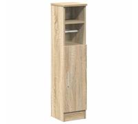 vidaXL Mueble de baño con portarrollos Roble Sonoma 20,5x22x90 cm, Armario de Almacenamiento de baño, Armario de Cuarto de baño, Mueble de Suelo de baño