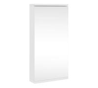 vidaXL Mueble de baño de Esquina con Espejo Blanco 30x24x60 cm