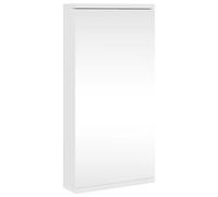 vidaXL Mueble de baño de Esquina con Espejo Blanco 30x24x60 cm