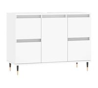 Vidaxl mueble de baño madera de ingeniería blanco 80x33x60 cm