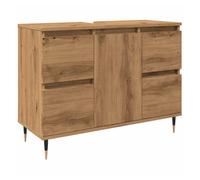 Vidaxl mueble de baño madera de ingeniería roble artisan 80x33x60 cm