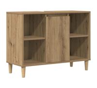 vidaXL Mueble de baño Madera de ingeniería Roble artisian 80x33x60 cm, Mueble de baño, Muebles de baño, Mueble Cuarto de Aseo, Armario almacenaje baño